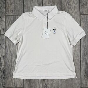 Eastside Golf Women's Polo Shirt Size M White Performance NWT EGWS2002